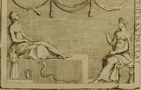 An illustration from Recueil d'antiquités égyptiennes, étrusques, greques et romaines (1752)