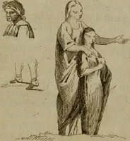 An illustration from Recueil d'antiquités égyptiennes, étrusques, greques et romaines (1752)