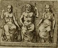 An illustration from Recueil d'antiquités égyptiennes, étrusques, greques et romaines (1752)