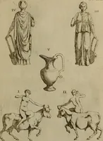 An illustration from Recueil d'antiquités égyptiennes, étrusques, greques et romaines (1752)