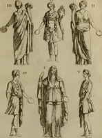 An illustration from Recueil d'antiquités égyptiennes, étrusques, greques et romaines (1752)