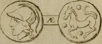 An illustration from Recueil d'antiquités égyptiennes, étrusques, greques et romaines (1752)