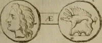 An illustration from Recueil d'antiquités égyptiennes, étrusques, greques et romaines (1752)