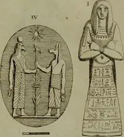 An illustration from Recueil d'antiquités égyptiennes, étrusques, greques et romaines (1752)