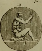 An illustration from Recueil d'antiquités égyptiennes, étrusques, greques et romaines (1752)