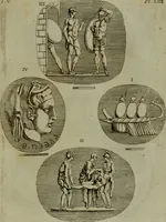 An illustration from Recueil d'antiquités égyptiennes, étrusques, greques et romaines (1752)