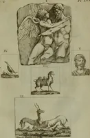 An illustration from Recueil d'antiquités égyptiennes, étrusques, greques et romaines (1752)
