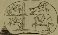 An illustration from Recueil d'antiquités égyptiennes, étrusques, greques et romaines (1752)