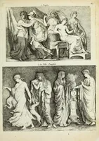 Picture 55 of 68 from Recueil d'antiquités romaines, ou, Voyage d'Italie : composé de 60 planches : dans lequel on trouve divers vases, autels, trepieds, arabesques et autres sujets gravés d'après les dessins que differens artistes ont fait pendant leur séjour en Italie, lesquels jusqu'à présent n'ont point encore été gravés (1771), leaf 102