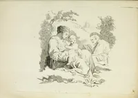 An illustration from Recueil d'antiquités romaines, ou, Voyage d'Italie : composé de 60 planches : dans lequel on trouve divers vases, autels, trepieds, arabesques et autres sujets gravés d'après les dessins que differens artistes ont fait pendant leur séjour en Italie, lesquels jusqu'à présent n'ont point encore été gravés (1771)