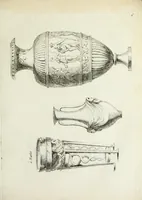 An illustration from Recueil d'antiquités romaines, ou, Voyage d'Italie : composé de 60 planches : dans lequel on trouve divers vases, autels, trepieds, arabesques et autres sujets gravés d'après les dessins que differens artistes ont fait pendant leur séjour en Italie, lesquels jusqu'à présent n'ont point encore été gravés (1771)