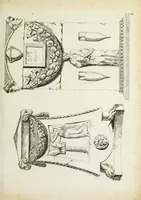 An illustration from Recueil d'antiquités romaines, ou, Voyage d'Italie : composé de 60 planches : dans lequel on trouve divers vases, autels, trepieds, arabesques et autres sujets gravés d'après les dessins que differens artistes ont fait pendant leur séjour en Italie, lesquels jusqu'à présent n'ont point encore été gravés (1771)