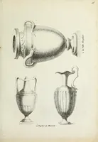 An illustration from Recueil d'antiquités romaines, ou, Voyage d'Italie : composé de 60 planches : dans lequel on trouve divers vases, autels, trepieds, arabesques et autres sujets gravés d'après les dessins que differens artistes ont fait pendant leur séjour en Italie, lesquels jusqu'à présent n'ont point encore été gravés (1771)