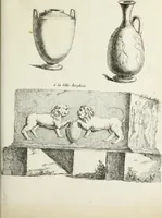 Picture 25 of 68 from Recueil d'antiquités romaines, ou, Voyage d'Italie : composé de 60 planches : dans lequel on trouve divers vases, autels, trepieds, arabesques et autres sujets gravés d'après les dessins que differens artistes ont fait pendant leur séjour en Italie, lesquels jusqu'à présent n'ont point encore été gravés (1771), leaf 46