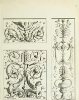 Picture 29 of 68 from Recueil d'antiquités romaines, ou, Voyage d'Italie : composé de 60 planches : dans lequel on trouve divers vases, autels, trepieds, arabesques et autres sujets gravés d'après les dessins que differens artistes ont fait pendant leur séjour en Italie, lesquels jusqu'à présent n'ont point encore été gravés (1771), leaf 54