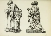 An illustration from Recueil d'antiquités romaines, ou, Voyage d'Italie : composé de 60 planches : dans lequel on trouve divers vases, autels, trepieds, arabesques et autres sujets gravés d'après les dessins que differens artistes ont fait pendant leur séjour en Italie, lesquels jusqu'à présent n'ont point encore été gravés (1771)