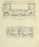 Picture 40 of 68 from Recueil d'antiquités romaines, ou, Voyage d'Italie : composé de 60 planches : dans lequel on trouve divers vases, autels, trepieds, arabesques et autres sujets gravés d'après les dessins que differens artistes ont fait pendant leur séjour en Italie, lesquels jusqu'à présent n'ont point encore été gravés (1771), leaf 76
