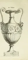 An illustration from Recueil d'antiquités romaines, ou, Voyage d'Italie : composé de 60 planches : dans lequel on trouve divers vases, autels, trepieds, arabesques et autres sujets gravés d'après les dessins que differens artistes ont fait pendant leur séjour en Italie, lesquels jusqu'à présent n'ont point encore été gravés (1771)