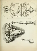 An illustration from Recueil d'antiquités romaines, ou, Voyage d'Italie : composé de 60 planches : dans lequel on trouve divers vases, autels, trepieds, arabesques et autres sujets gravés d'après les dessins que differens artistes ont fait pendant leur séjour en Italie, lesquels jusqu'à présent n'ont point encore été gravés (1771)
