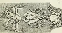 An illustration from Recueil d'antiquités romaines, ou, Voyage d'Italie : composé de 60 planches : dans lequel on trouve divers vases, autels, trepieds, arabesques et autres sujets gravés d'après les dessins que differens artistes ont fait pendant leur séjour en Italie, lesquels jusqu'à présent n'ont point encore été gravés (1771)