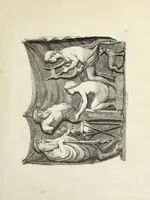 An illustration from Recueil d'antiquités romaines, ou, Voyage d'Italie : composé de 66 planches : dans lequel on trouve divers vases, autels, trépieds, arabesques, et autres sujets gravés d'après les dessins que différens artistes ont faits pendant leur séjour en Italie (1771)