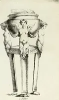 An illustration from Recueil d'antiquités romaines, ou, Voyage d'Italie : composé de 66 planches : dans lequel on trouve divers vases, autels, trépieds, arabesques, et autres sujets gravés d'après les dessins que différens artistes ont faits pendant leur séjour en Italie (1771)
