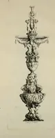 An illustration from Recueil d'antiquités romaines, ou, Voyage d'Italie : composé de 66 planches : dans lequel on trouve divers vases, autels, trépieds, arabesques, et autres sujets gravés d'après les dessins que différens artistes ont faits pendant leur séjour en Italie (1771)