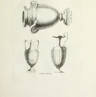An illustration from Recueil d'antiquités romaines, ou, Voyage d'Italie : composé de 66 planches : dans lequel on trouve divers vases, autels, trépieds, arabesques, et autres sujets gravés d'après les dessins que différens artistes ont faits pendant leur séjour en Italie (1771)