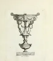 An illustration from Recueil d'antiquités romaines, ou, Voyage d'Italie : composé de 66 planches : dans lequel on trouve divers vases, autels, trépieds, arabesques, et autres sujets gravés d'après les dessins que différens artistes ont faits pendant leur séjour en Italie (1771)