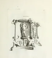 An illustration from Recueil d'antiquités romaines, ou, Voyage d'Italie : composé de 66 planches : dans lequel on trouve divers vases, autels, trépieds, arabesques, et autres sujets gravés d'après les dessins que différens artistes ont faits pendant leur séjour en Italie (1771)