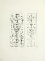 An illustration from Recueil d'antiquités romaines, ou, Voyage d'Italie : composé de 66 planches : dans lequel on trouve divers vases, autels, trépieds, arabesques, et autres sujets gravés d'après les dessins que différens artistes ont faits pendant leur séjour en Italie (1771)