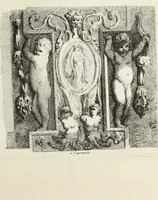 An illustration from Recueil d'antiquités romaines, ou, Voyage d'Italie : composé de 66 planches : dans lequel on trouve divers vases, autels, trépieds, arabesques, et autres sujets gravés d'après les dessins que différens artistes ont faits pendant leur séjour en Italie (1771)
