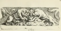 An illustration from Recueil d'antiquités romaines, ou, Voyage d'Italie : composé de 66 planches : dans lequel on trouve divers vases, autels, trépieds, arabesques, et autres sujets gravés d'après les dessins que différens artistes ont faits pendant leur séjour en Italie (1771)