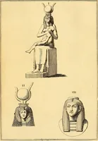 An illustration from Recueil d'antiquités égyptiennes, étrusques, greques et romaines (1752)
