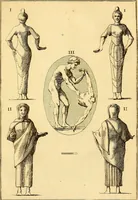 An illustration from Recueil d'antiquités égyptiennes, étrusques, greques et romaines (1752)
