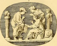 An illustration from Recueil d'antiquités égyptiennes, étrusques, greques et romaines (1752)