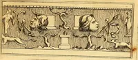 An illustration from Recueil d'antiquités égyptiennes, étrusques, greques et romaines (1752)
