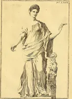 An illustration from Recueil d'antiquités égyptiennes, étrusques, greques et romaines (1752)