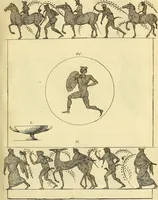 An illustration from Recueil d'antiquités égyptiennes, étrusques, greques et romaines (1752)