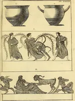 An illustration from Recueil d'antiquités égyptiennes, étrusques, greques et romaines (1752)