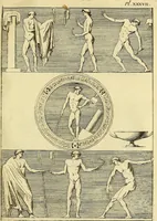 An illustration from Recueil d'antiquités égyptiennes, étrusques, greques et romaines (1752)