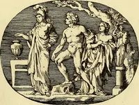 An illustration from Recueil d'antiquités égyptiennes, étrusques, greques et romaines (1752)