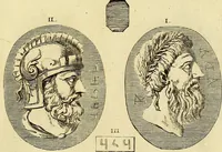 An illustration from Recueil d'antiquités égyptiennes, étrusques, greques et romaines (1752)