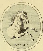 An illustration from Recueil d'antiquités égyptiennes, étrusques, greques et romaines (1752)