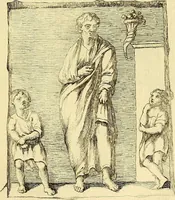 An illustration from Recueil d'antiquités égyptiennes, étrusques, greques et romaines (1752)