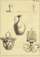 An illustration from Recueil d'antiquités égyptiennes, étrusques, greques et romaines (1752)