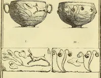 An illustration from Recueil d'antiquités égyptiennes, étrusques, greques et romaines (1752)