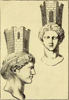 An illustration from Recueil d'antiquités égyptiennes, étrusques, greques et romaines (1752)