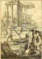 An illustration from Recueil d'antiquités égyptiennes, étrusques, greques et romaines (1752)