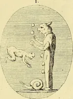 An illustration from Recueil d'antiquités égyptiennes, étrusques, greques et romaines (1752)